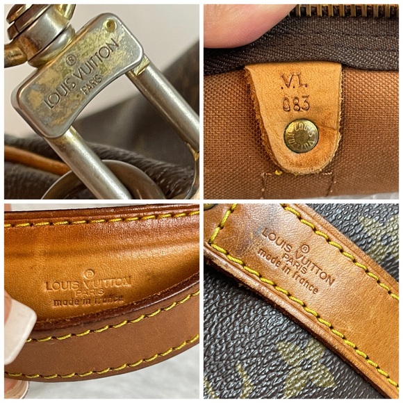 AUTHENTIC LOUIS VUITTON MONOGRAM KEEPALL 45 BANDOULIERE DUFFLE BAG - Picture 7 of 16